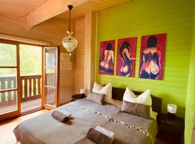 Holzhaus Auf 2000qm In Traumhafter Lage, Keine Partygruppen Prázdninový dům *